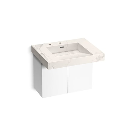 Kohler Constellation 30In Wall-Mount Lavatory System In Et Cal Gold 81029-BPW-KEG